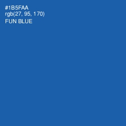 #1B5FAA - Fun Blue Color Image